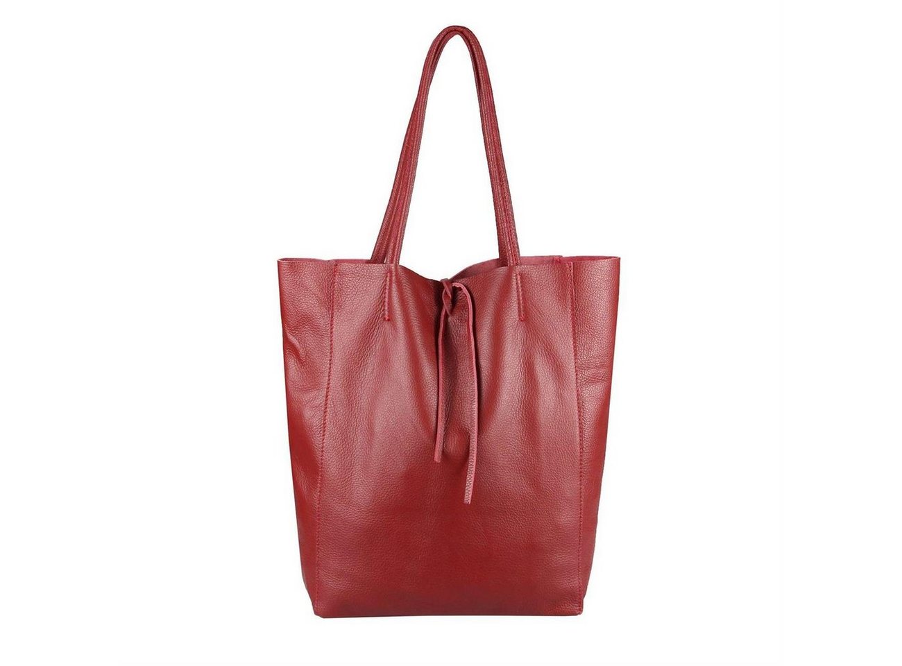 ITALYSHOP24 Schultertasche Made in Italy Damen Leder Tasche Schultertasche, ein Leichtgewicht, als Handtasche, Henkeltasche tragbar von ITALYSHOP24