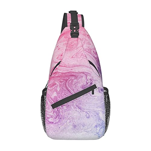 Bunter Marmor Pastell Rosa Blau Lila Weiß Natur Grün Zweig Umhängetasche Umhängetasche Mehrzweck-Reiserucksack für Männer und Frauen Bunter Marmor Pastell Rosa Blau Lila Weiß Natur Grün Zweig Umhängetasche Umhängetasche Mehrzweck-Reiserucksack für Männer und Frauen von IUBBKI