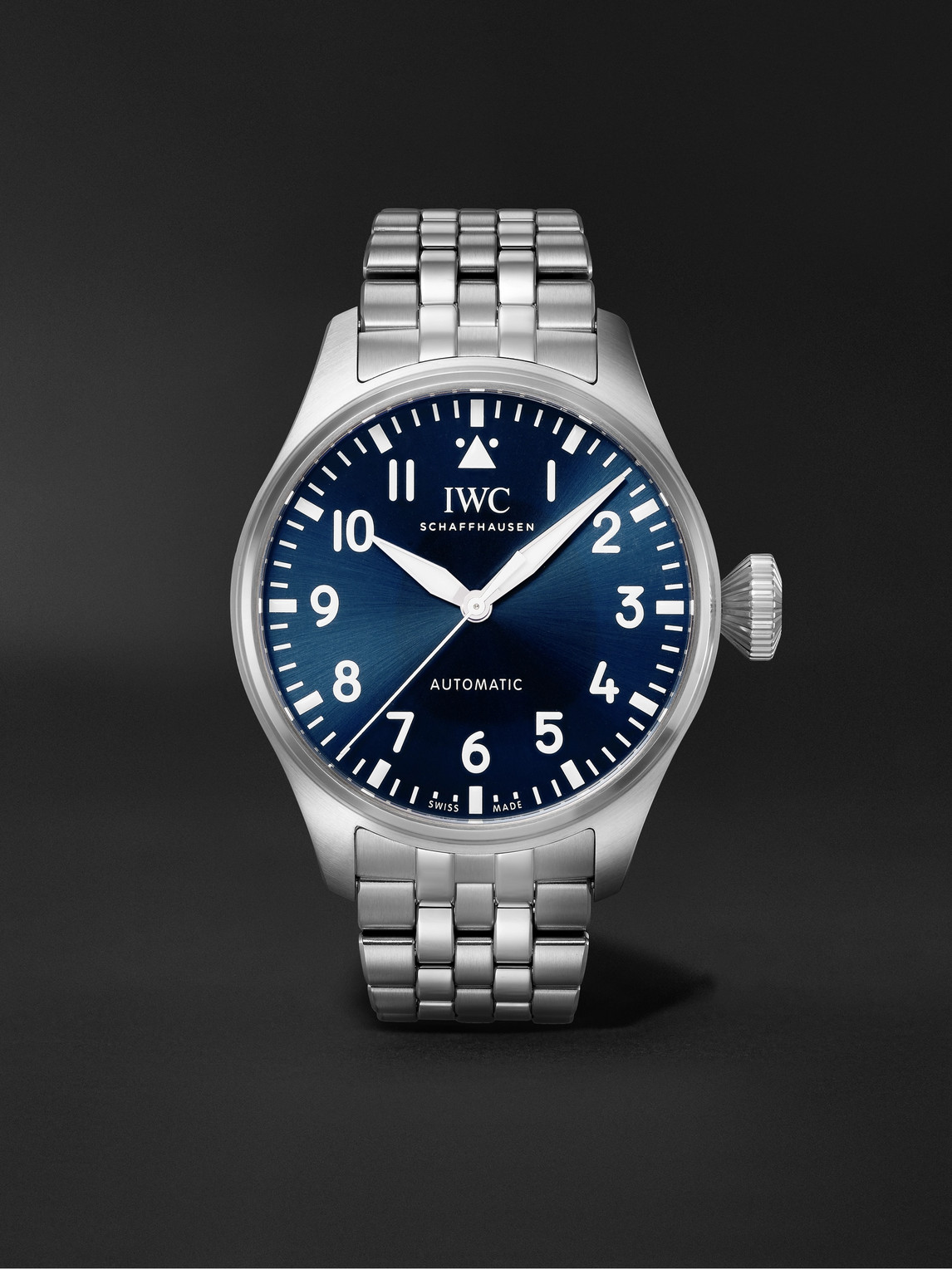 IWC Schaffhausen - Big Pilot's Automatic 43mm Stainless Steel Watch, Ref. No. IW329304 - Men - Blue von IWC Schaffhausen