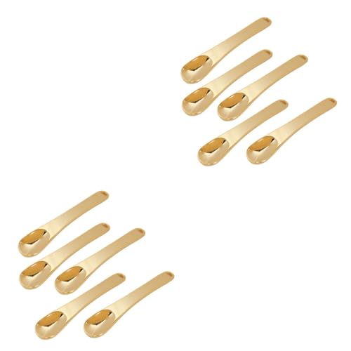 IWOWHERO 10 Stk Sahnelöffel Spachtel Für Kosmetische Mischlöffel Augencreme-massagestifte Hautpflege-massagegerät Kosmetikspatel Augenmassagegerät Augenmassagestab Augencreme Löffel Golden IWOWHERO 10 Stk Sahnelöffel Spachtel Für Kosmetische Mischlöffel Augencreme-massagestifte Hautpflege-massagegerät Kosmetikspatel Augenmassagegerät Augenmassagestab Augencreme Löffel Golden von IWOWHERO