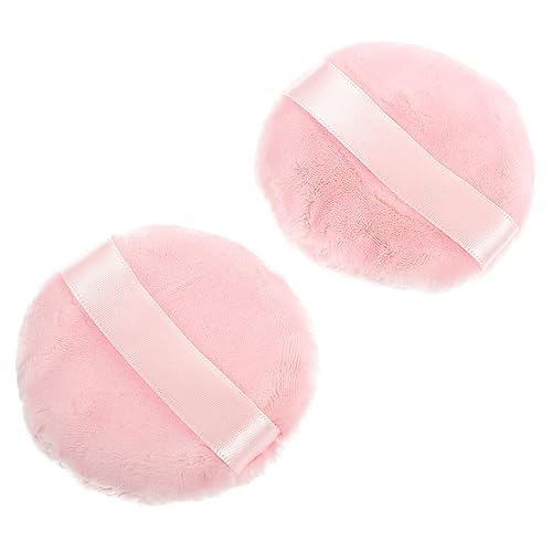 IWOWHERO 2 Stk lose Puderquaste make up produkte kosmetikpinsel Make-up-Pads Puderquasten für Frauen Puffs Mixer Foundation-Schwamm Schwamm-Make-up Mini Make-up-Puff Pulverförmiges Pulver von IWOWHERO