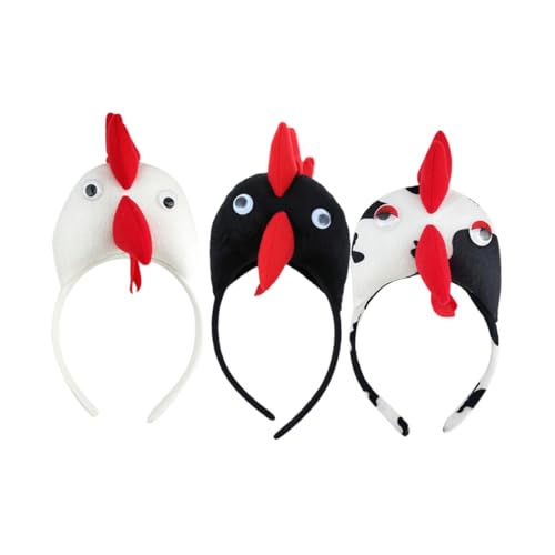 IWOWHERO Modische Küken-stirnbänder Tier-stirnband-set 3-teilig Tier-kopfbedeckung Für Festivals Partys Stirnband-set IWOWHERO Modische Küken-stirnbänder Tier-stirnband-set 3-teilig Tier-kopfbedeckung Für Festivals Partys Stirnband-set von IWOWHERO