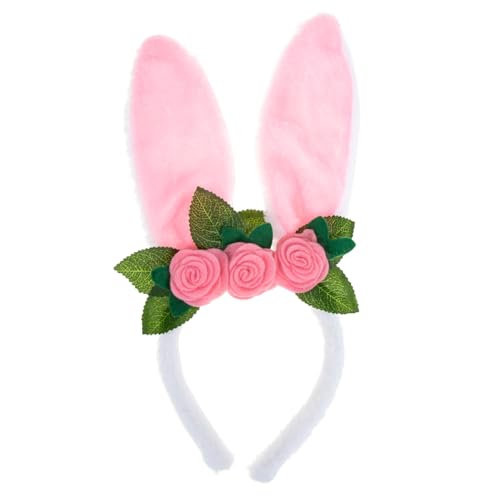 IWOWHERO Hasenohren Stirnband Hasenohren Hasenohren Haarreifen Hasenohren Für Hunde Ostern Haarreifen Kaninchen Hase Krippenschmuck Für Kinder Männer Geschenk von IWOWHERO