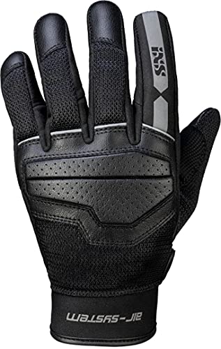 IXS Motorradhandschuhe kurz Motorrad Handschuh Evo-Air Classic Handschuh schwarz/grau XXL, Herren, Lifestyle, Ganzjährig, Polyester von IXS