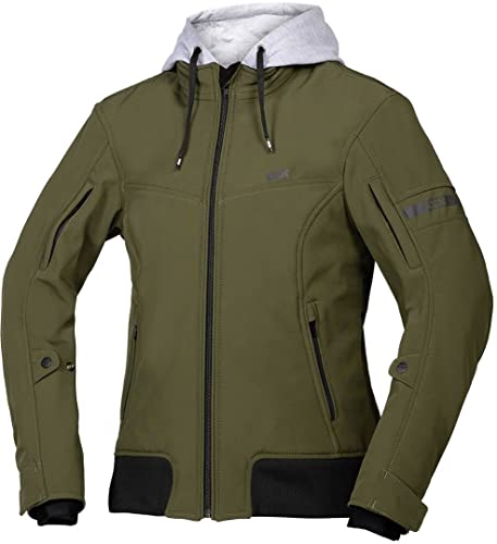 IXS Motorradjacke mit Protektoren Motorrad Jacke Classic SO Damen Textiljacke Moto Olive S, Lifestyle, Ganzjährig, Polyester von IXS