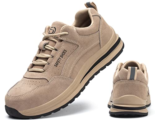 IYVW Safety 687 Sicherheitsschuhe Herren leicht Kunststoffkappe und Kevlar-Zwischensohle Arbeitsschuhe knöchelhoch Sicherheitsst Beige 41 EU IYVW Safety 687 Sicherheitsschuhe Herren leicht Kunststoffkappe und Kevlar-Zwischensohle Arbeitsschuhe knöchelhoch Sicherheitsst Beige 41 EU von IYVW