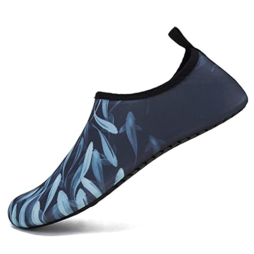 IceUnicorn Badeschuhe Schwimmschuhe Damen Herren Aquaschuhe Strandschuhe Surfschuhe Wasserschuhe für Sommer Beach Pool Yoga(Koi Group, 44/45EU) von IceUnicorn