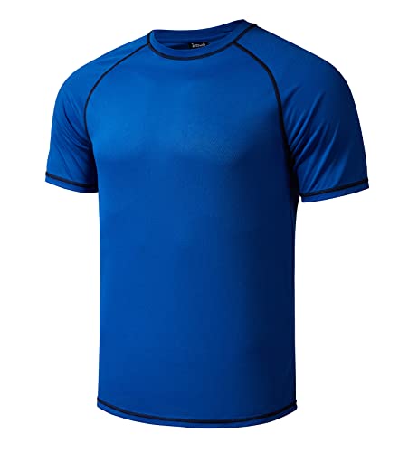 Herren große größen Übergröße Schwimmshirt Rash Guard Männer Schutz Beach T-Shirt Shortsleeve von Idtswch