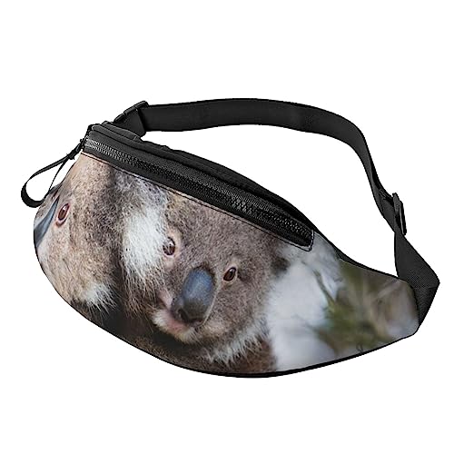 Fall Maple Leaf Bauchtasche für Männer und Frauen, modische verstellbare Crossbody-Hüfttasche für Reisen Sport Walking, Koala Bär, Einheitsgröße von Iguatu