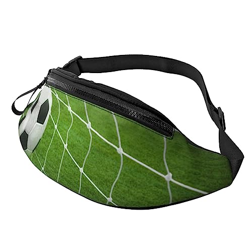 I Love Soccer Bauchtasche für Herren und Damen, modische, verstellbare Crossbody-Hüfttasche, für Reisen, Sport, Wandern, Soccer1, Einheitsgröße von Iguatu