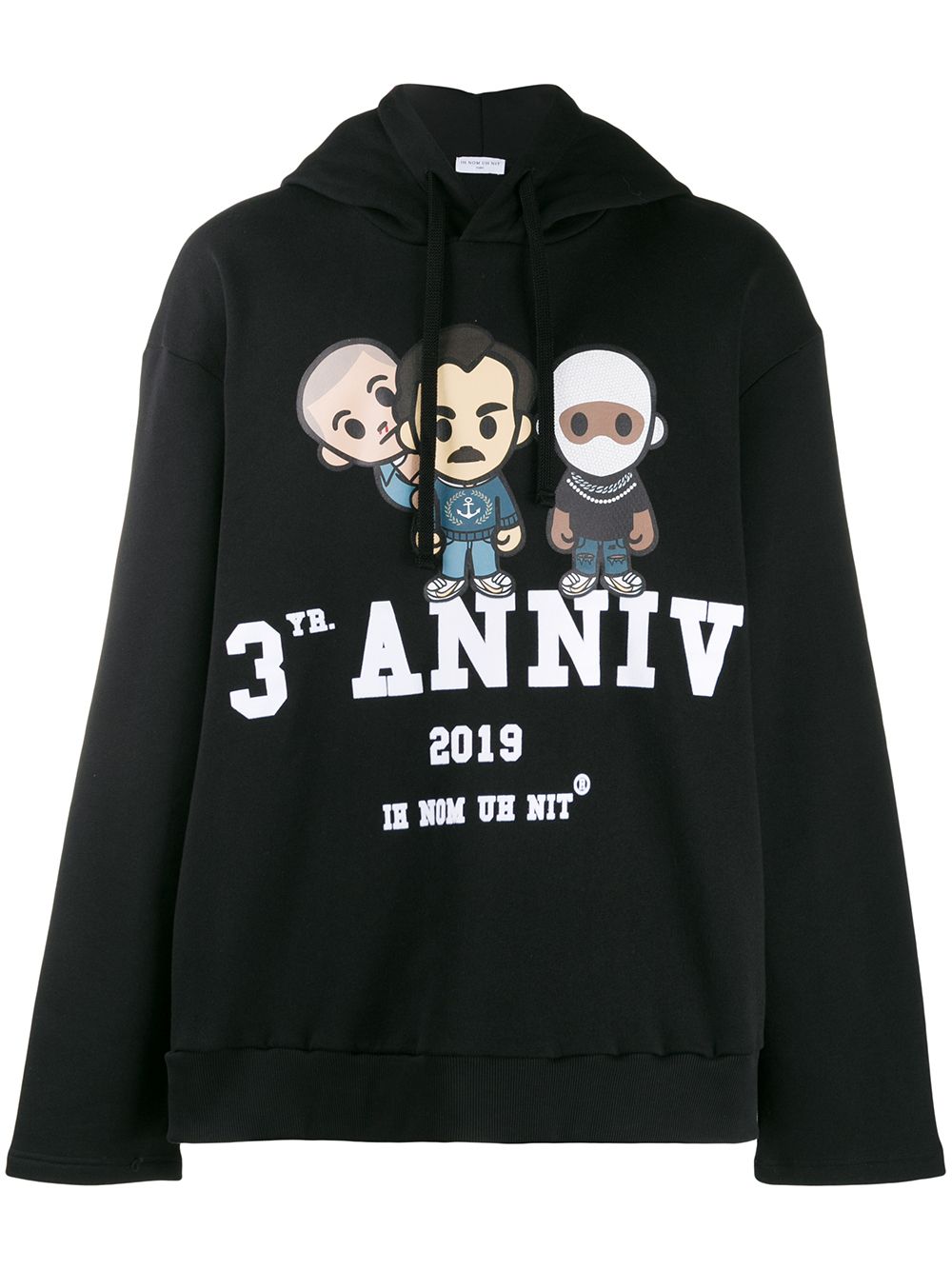 Ih Nom Uh Nit '3th Anniv' Kapuzenpullover - Schwarz von Ih Nom Uh Nit