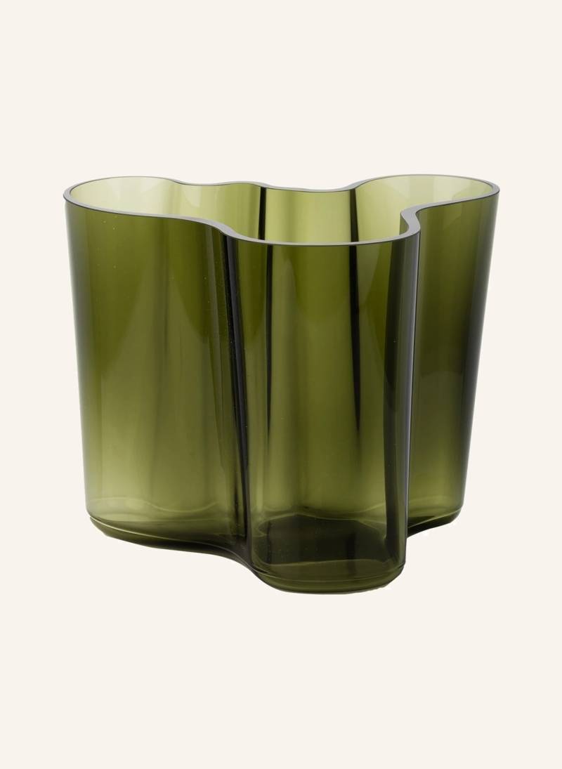 Iittala Vase Alvar Aalto gruen von Iittala