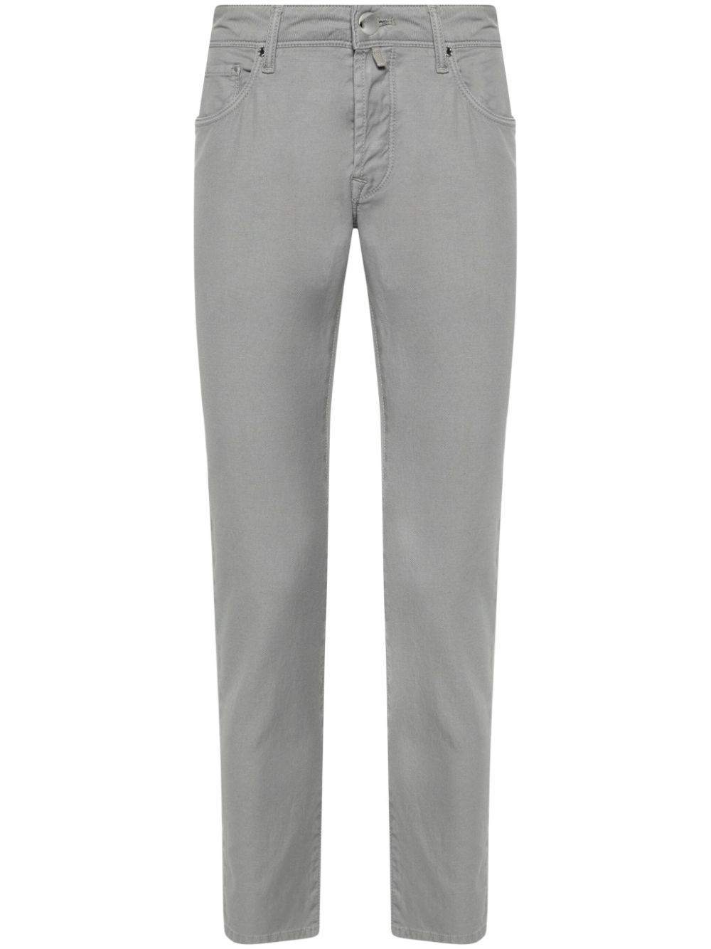 Incotex Halbhohe Slim-Fit-Jeans - Grau von Incotex