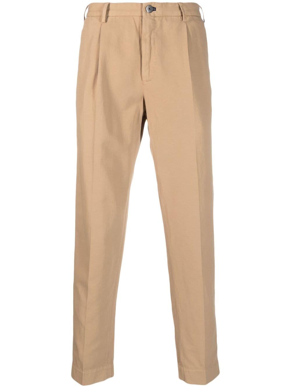 Incotex Tapered-Hose mit Bundfalten - Nude von Incotex