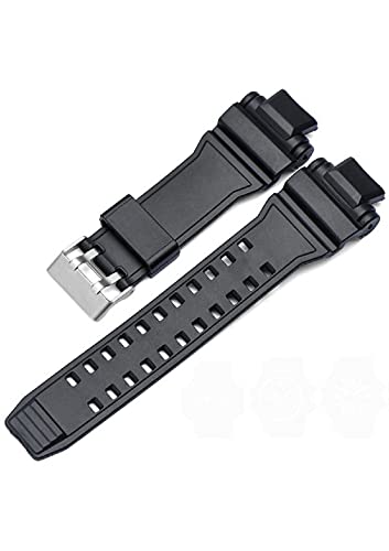 Ersatz Uhrenarmband für Casio Armbanduhr (Digitaluhr Gravity Master gpw-1000–1 A schwarz Band von IndianTradition