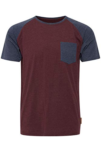 Indicode Gresham T-Shirt, Größe:XL, Farbe:Wine (227) von Indicode