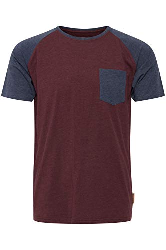 Indicode Gresham T-Shirt, Größe:XXL, Farbe:Wine (227) von Indicode