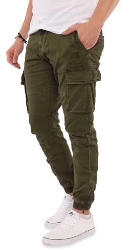 Indicode Cargohose Herren Kuranda Cargo Pants in der Farbe Forest Größe XXL von Indicode