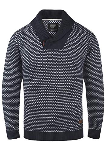 Indicode Copent Herren Strickpullover Grobstrick Pullover, Größe:3XL, Farbe:Navy (400) von Indicode