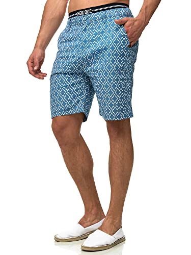 Indicode Herren Apostolis Chino Shorts mit 4 Taschen | Bermuda Herren Chino Shorts Copen Blue M von Indicode