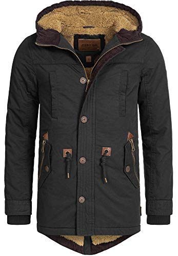 Indicode Herren Barge Winterjacke m. Kapuze & Teddyfutter | Winterparka Herrenjacke Parka Black L Indicode Herren Barge Winterjacke m. Kapuze & Teddyfutter | Winterparka Herrenjacke Parka Black L von Indicode