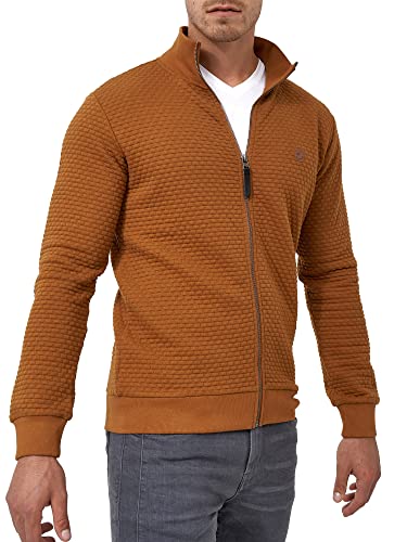 Indicode Herren Bermie Sweatjacke mit Stehkragen | Cardigan Herrenjacke Sweater Männer Rubber S von Indicode