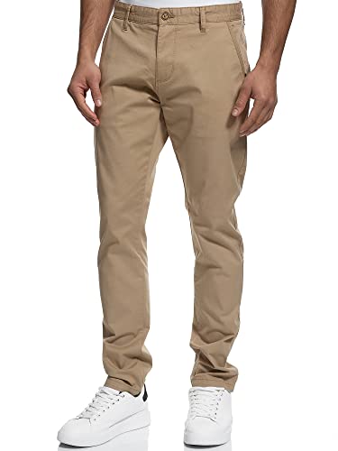 Indicode Herren Cherry Chinohose Stretchhose | Chino Herrenhose Stretch Stoffhose Cornstalk 30/32 von Indicode