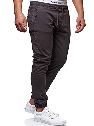 Indicode Herren Fields Stoffhose mit 4 Taschen | Stretch Hose Herrenhose für Männer Raven S von Indicode