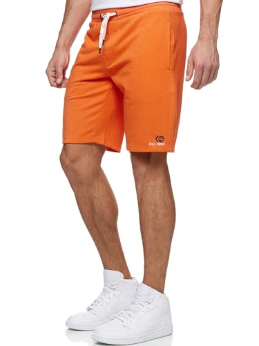 Indicode Herren INRobbie Sweatshorts mit Kordelzug | Herrenshorts Sportshorts für Männer Orangeade XXL von Indicode