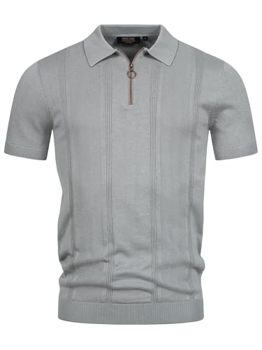 Indicode Herren INSago Poloshirt mit Reißverschluss | Herrenpoloshirt Polokragen Baumwollshirt Lt Grey Mix, L Indicode Herren INSago Poloshirt mit Reißverschluss | Herrenpoloshirt Polokragen Baumwollshirt Lt Grey Mix, L von Indicode