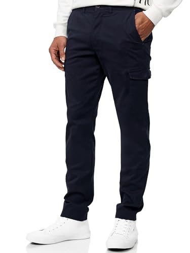 Indicode Herren INWalmie Cargohose aus 98% Baumwolle mit 6 Taschen | Freizeithose für Männer Navy 33/32 von Indicode