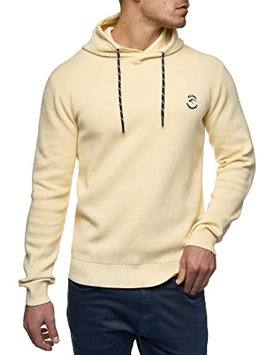 Indicode Herren Longview Sweatshirt mit Kapuze | Hoodie Kapuzenpullover für Männer Anise Flower L von Indicode