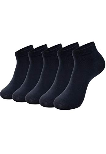 Indicode Herren Melvin 10er Pack Sneaker Socken | 10 Paar Sneaker Socken - für Männer Black 43/46 von Indicode