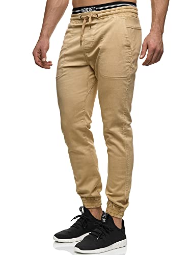 Indicode Herren Nizar Stretchhose | Herrenhose Denim Stretch Jeans Freizeithose Mojave L von Indicode