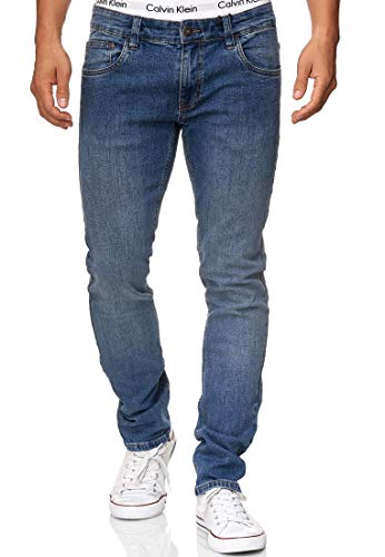 Indicode Herren Texas Jeanshose aus Baumwoll-Mischung mit Stretch | Denim Herrenjeans Blue 33/30 von Indicode