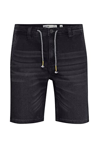 Indicode IDGodo Herren Jeans Shorts Kurze Denim Hose mit Stretch Regular Fit, Größe:XL, Farbe:Vintage Black (992) von Indicode