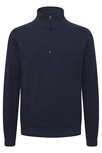 Indicode IDNadol Troyer Herren Sweatshirt Pullover Sweater Troyer, Größe:S, Farbe:Navy (400) von Indicode