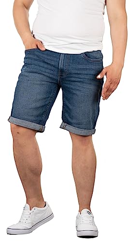 Indicode Joey Herren Shorts Jeansshorts Stretch Kurze Hose Jeans Short Denim (as3, Alpha, 3X_l, Regular, Regular, Medium Indigo) von Indicode