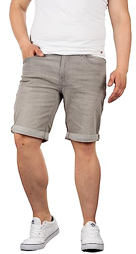 Indicode Joey Herren Shorts Jeansshorts Stretch Kurze Hose Jeans Short Denim (as3, Alpha, m, Regular, Regular, Lt Grey) von Indicode