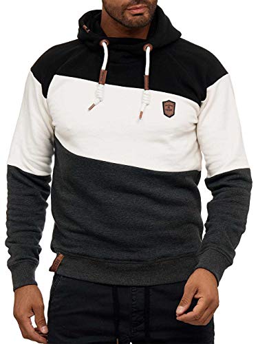 Indicode Pessac Herren Kapuzenpullover, Farbe: Black, Größe: S von Indicode