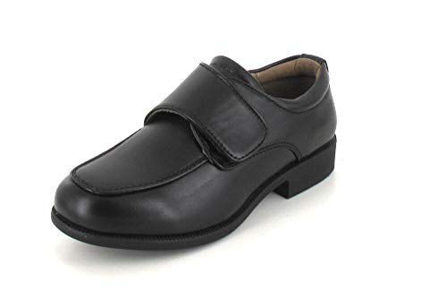 Indigo Jungen Schuhe Hochzeit Taufe Konfi 441-218 Klett Black (38 EU) von Indigo