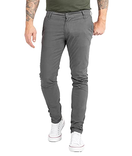 Indumentum Herren Chino Hose Slim Fit Chinohose Herrenhose Baumwolle Designer Hose Chinos Business Hose Stretch Männer Hose IS-305 Dunkelgrau W38 L34 Indumentum Herren Chino Hose Slim Fit Chinohose Herrenhose Baumwolle Designer Hose Chinos Business Hose Stretch Männer Hose IS-305 Dunkelgrau W38 L34 von Indumentum