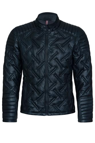 Infinity Leather Schwarze Gesteppte Warme Lammlederjacke für Herren aus Pufferleder Infinity Leather Schwarze Gesteppte Warme Lammlederjacke für Herren aus Pufferleder von Infinity Leather