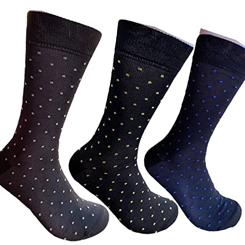 Infinity 6 Paar kurze Herrensocken mit Punkten, gemustert, 100% Qualität, Punkte, 43-46 von Infinity