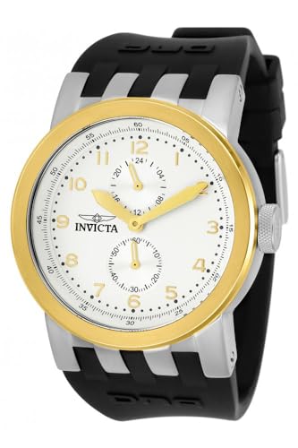 INVICTA Herren Analog Quarz Uhr mit Silicone Armband 31783 von Invicta