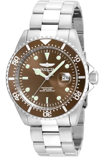 Invicta 22049 Pro Diver Herren Uhr Edelstahl Quarz braunen Zifferblat von Invicta