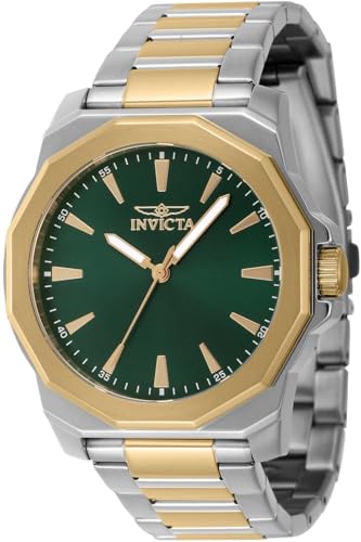 Invicta Herren Analog Quarz Uhr mit Edelstahl Armband 46836 von Invicta