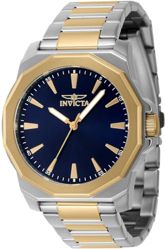 Invicta Herren Analog Quarz Uhr mit Edelstahl Armband 46838 von Invicta