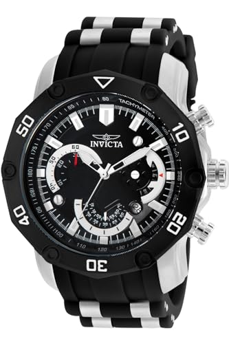 Invicta Herren Analog Quarz Uhr mit Silikon Armband 22797 von Invicta