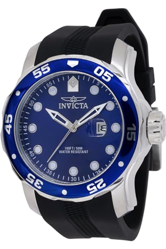 Invicta Pro Diver 45734 Quarz Herrenuhr - 48mm, Silber, 48, Band von Invicta